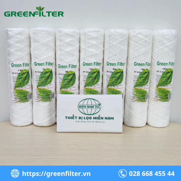 Lõi lọc CPP, lõi lọc sợi quấn CPP Green Filter