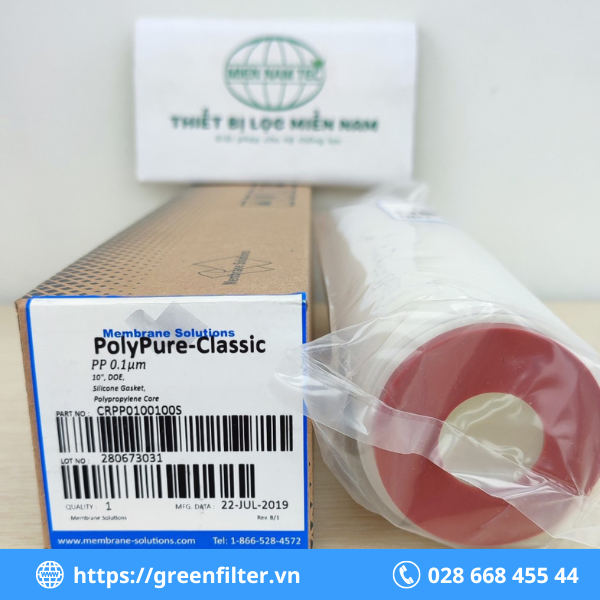 Lõi lọc giấy xếp MS Mỹ Green Filter