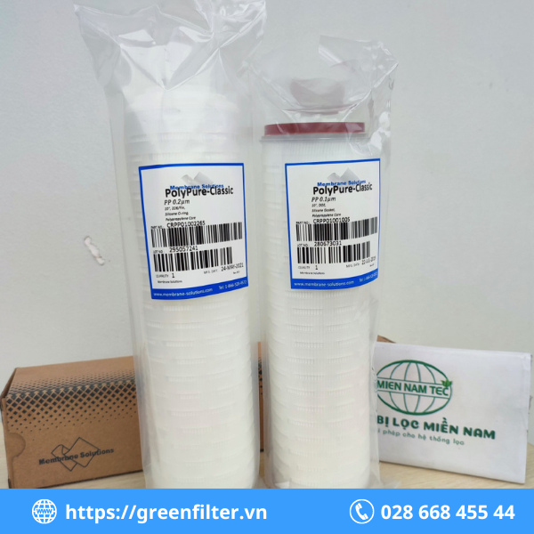 Thông tin lõi lọc giấy xếp MS Mỹ 